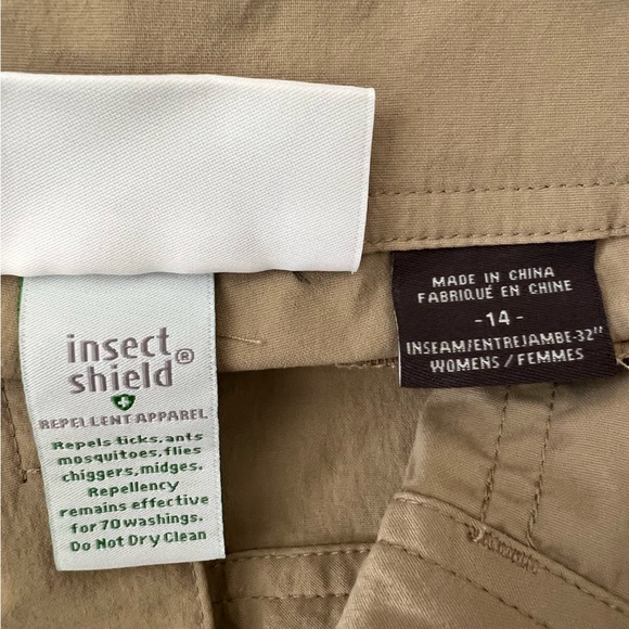 ExOfficio Women's BugsAway Vianna Pant Beige Size 14 - Picture 13 of 14